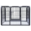 Mucola Welpenauslauf Freigehege Tierlaufstall Absperrgitter Hundeauslauf Welpenzaun XXL