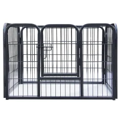 Mucola Welpenauslauf Freigehege Tierlaufstall Absperrgitter Hundeauslauf Welpenzaun XXL