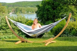 Amazonas Hängematte Und Gestell Apollo Set Marine 210 X 140 Cm; Bunt, AZ-6010120 -Garten- & Gewächshäuser Geschäft 52367d4de95c0147e02e589ae19b45c8