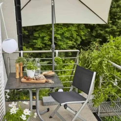 Siena Garden Tesoro Gartenstuhl, Klappbar, Silber -Garten- & Gewächshäuser Geschäft 5250b324980bfc90f1cf7af5f1695216