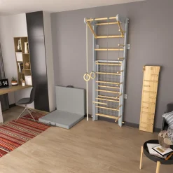 Kidsmont Sprossenwand Grau Graue Seile Für Kinder Und Erwachsene Grau -Garten- & Gewächshäuser Geschäft 5284bd4cffb817b217535d129981e41d