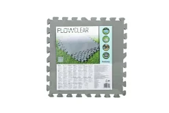 Bestway® Flowclear™ Pool-Bodenschutzfliesen Set, 9 Stück á 50 X 50 Cm, Grau -Garten- & Gewächshäuser Geschäft 5290088803475f03569a43b050233714