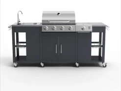 Tepro Gasgrill-Küche Outdoorküche "Petersburg" Mit Waschbecken Und Seitenkocher, 4 + 1 Brenner -Garten- & Gewächshäuser Geschäft 52963114e8c6b9d4c47ccc9a4fc2a73d