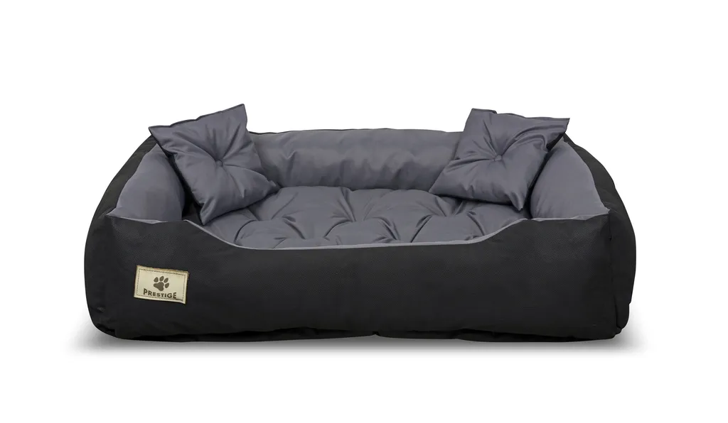 RundumHome Hundebett PRESTIGE Bett Hund Sofa Schlafplatz Kissen Korb Liege Tierbett 100 X 75 Cm Grau 2 RundumHome Hundebett PRESTIGE Bett Hund Sofa Schlafplatz Kissen Korb Liege Tierbett 100 X 75 Cm Grau – Bild 2