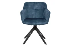 Invicta Stuhl Euphoria Petrol Samt Drehbar -Garten- & Gewächshäuser Geschäft 52db4ee07d9234c9e463be290b8145ee