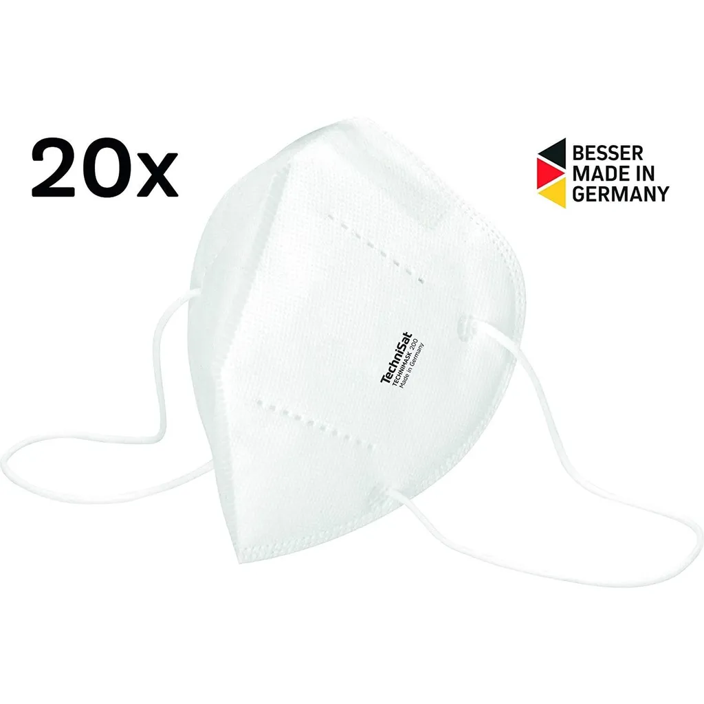 Technisat TECHNIMASK 200 20 Stück Community-Maske (Mund- Und Nasen-Bedeckung, Germany) 2 Technisat TECHNIMASK 200 20 Stück Community-Maske (Mund- Und Nasen-Bedeckung, Germany) – Bild 2