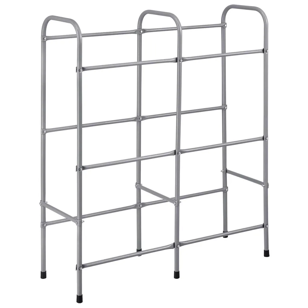 Juskys Getränkekistenregal Cool – Kistenregal Für Bis Zu 6 Kisten Je 17 Kg – Getränkeständer Platzsparend 96 × 34 × 116 Cm – Getränkeregal Aus Metall 2 Juskys Getränkekistenregal Cool – Kistenregal Für Bis Zu 6 Kisten Je 17 Kg – Getränkeständer Platzsparend 96 × 34 × 116 Cm – Getränkeregal Aus Metall – Bild 2