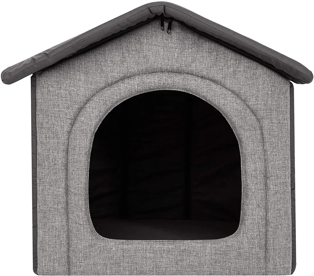 Hobbydog Hundehaus Hundehütte Schlafplatz Beruigungsplatz Beruigungshöhle Hellgrau Graphit R3: 52 X 46 X 53 Cm 2 Hobbydog Hundehaus Hundehütte Schlafplatz Beruigungsplatz Beruigungshöhle Hellgrau Graphit R3: 52 X 46 X 53 Cm – Bild 2