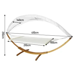 Clanmacy Haengematte Mit Gestell Und Sonnendach, Hammock Aus Wetterfestem Laerchenholz, Bis 200kg, Stabhaengematte Fuer 2 Personen Outdoor Und Indoor 13 Clanmacy Haengematte Mit Gestell Und Sonnendach, Hammock Aus Wetterfestem Laerchenholz, Bis 200kg, Stabhaengematte Fuer 2 Personen Outdoor Und Indoor -Garten- & Gewächshäuser Geschäft 537dff9586be95faad3ff86eea4746de