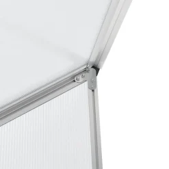 Juskys Aluminium Anlehn-Gewächshaus 2,4 M² – Treibhaus Mit Schiebetür, Fenster Zum Lüften & Stahl-Fundament – Stabiles Pflanzenhaus Für Garten 39 Juskys Aluminium Anlehn-Gewächshaus 2,4 M² – Treibhaus Mit Schiebetür, Fenster Zum Lüften & Stahl-Fundament – Stabiles Pflanzenhaus Für Garten -Garten- & Gewächshäuser Geschäft 53a0249037620205cd6bc50ce600b6e3