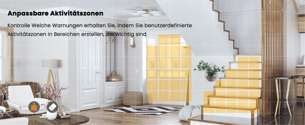 IeGeek Überwachungskamera Wlan 1080P Mini Kamera Mit Mit HD Nachtsicht, 2-Wege-Audio, Smarte Bewegungs Und Geräuscherkennung, Mobile App Steuerung, Innen Camera Wifi Für Haussicherheit 13 IeGeek Überwachungskamera Wlan 1080P Mini Kamera Mit Mit HD Nachtsicht, 2-Wege-Audio, Smarte Bewegungs Und Geräuscherkennung, Mobile App Steuerung, Innen Camera Wifi Für Haussicherheit – Bild 13