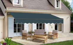 TrendLine Gelenkarm-Markise 4 X 2,5 M Dark Grey