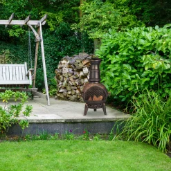 Relaxdays Terrassenofen In Bronze -Garten- & Gewächshäuser Geschäft 53fbafa7b2bc3352b786b8ab4d559692