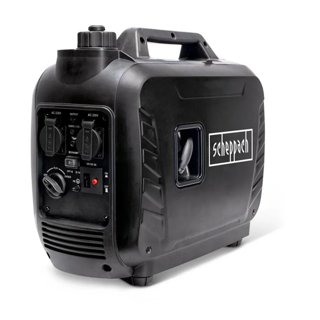 Scheppach Inverter SG2500i Benzin Stromerzeuger Stromgenerator Generator Mit Invertertechnik | Max. 2000W Leistung | Steckdosen 2x 230V / 2x USB Typ A (schnell Ladend) / Notstromaggregat 1 Scheppach Inverter SG2500i Benzin Stromerzeuger Stromgenerator Generator Mit Invertertechnik | Max. 2000W Leistung | Steckdosen 2x 230V / 2x USB Typ A (schnell Ladend) / Notstromaggregat