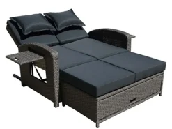 Garden Pleasure Funktionssofa NIZZA Stahl / Kunststoffgeflecht / Dunkelgrau 970373 8 Garden Pleasure Funktionssofa NIZZA Stahl / Kunststoffgeflecht / Dunkelgrau 970373 -Garten- & Gewächshäuser Geschäft 54a88d77c448330f906f9805f80423ea