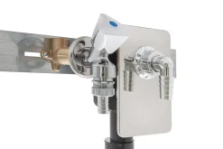 Sanrid Unterputz Geräte Siphon & Auslaufventil Inkl. Montageschiene