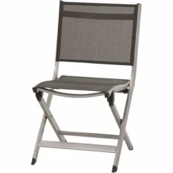 Siena Garden Tesoro Gartenstuhl, Klappbar, Silber