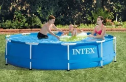 INTEX Frame Pool - Set Rondo Ø 305 X 76cm, Farbe: Blau; 128202NP -Garten- & Gewächshäuser Geschäft 5520779ddbb8d1885fadac4f3f2b696b
