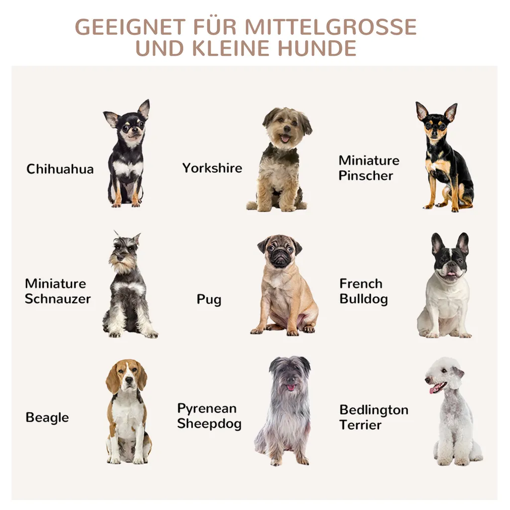 PawHut Hundekäfig, Hundehütte Mit Tischplatte, Haustierkäfig Für Mittelgroße Hunde, Hundebox Mit Türen, Hundehaus, Beistelltisch, Transportkäfig, Weiß, 80 X 50 X 56,5 Cm 7 PawHut Hundekäfig, Hundehütte Mit Tischplatte, Haustierkäfig Für Mittelgroße Hunde, Hundebox Mit Türen, Hundehaus, Beistelltisch, Transportkäfig, Weiß, 80 X 50 X 56,5 Cm – Bild 7