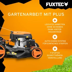 FUXTEC Benzin Rasenmäher FX-RM5196 Motormäher 196ccm GT Mäher Benzinmäher 6PS -Garten- & Gewächshäuser Geschäft 55a7be8f945eb5fa8a27ead4579501ab