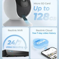 Reolink 5MP PTZ Überwachungskamera WLAN Kamera Innen, 355°/50° Schwenkbare WiFi IP Kamera Indoor Mit 3X Optischem Zoom, 2,4/5 GHz WiFi, Mensch/Haustiererkennung, 2-Wege-Audio, E1 Zoom -Garten- & Gewächshäuser Geschäft 55bc2dff805290949809d2af29772c75