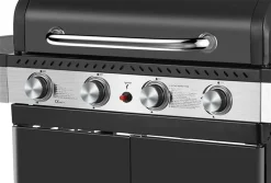 El Fuego Gasgrill / Grillwagen Burlington 4 Brenner +1 Seitenbrenner, Grillfäche 70x42cm -Garten- & Gewächshäuser Geschäft 55edf785eea1ad57212f40e916ea35e3