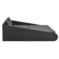 Juskys Polyrattan Sonnenliege Mykonos – XXL Outdoor Doppelliege Mit Polster Kissen In Grau Waschbar – Für Garten & Balkon – Gartenliege Sonneninsel 19 Juskys Polyrattan Sonnenliege Mykonos – XXL Outdoor Doppelliege Mit Polster Kissen In Grau Waschbar – Für Garten & Balkon – Gartenliege Sonneninsel -Garten- & Gewächshäuser Geschäft 5607b862bf3c134f3967d965a41b13e4