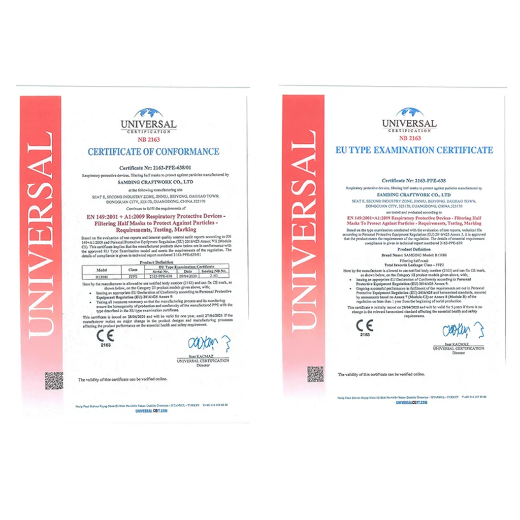 Samding Craftwork Co., Ltd. 30 Stück FFP2-Maske 5-lagige Hochschutzmaske Einwegmaske Infektionsschutz, Schutzmaske 6 Samding Craftwork Co., Ltd. 30 Stück FFP2-Maske 5-lagige Hochschutzmaske Einwegmaske Infektionsschutz, Schutzmaske – Bild 6