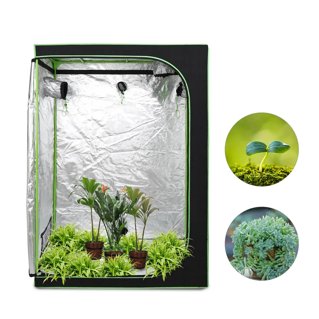 Wolketon Grow Zelt, Grow Tent 120x60x180cm Growbox, Growschrank Fuer Homegrow, Indoor Anbauzelt, Growroom, Lichtdicht Und Wasserdicht Pflanzzelt, Zuchtzelt Schwarz Gruen 5 Wolketon Grow Zelt, Grow Tent 120x60x180cm Growbox, Growschrank Fuer Homegrow, Indoor Anbauzelt, Growroom, Lichtdicht Und Wasserdicht Pflanzzelt, Zuchtzelt Schwarz Gruen – Bild 5