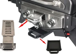 El Fuego Tischgasgrill Smoker "Medison" Silber Gasgrill/Grill/Steak/BBQ -Garten- & Gewächshäuser Geschäft 56399a937b4617dcc53ce459f568f539