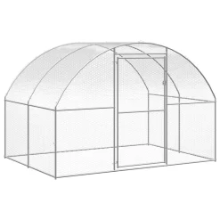 VidaXL Outdoor-Hühnerstall 3x2x2 M Verzinkter Stahl