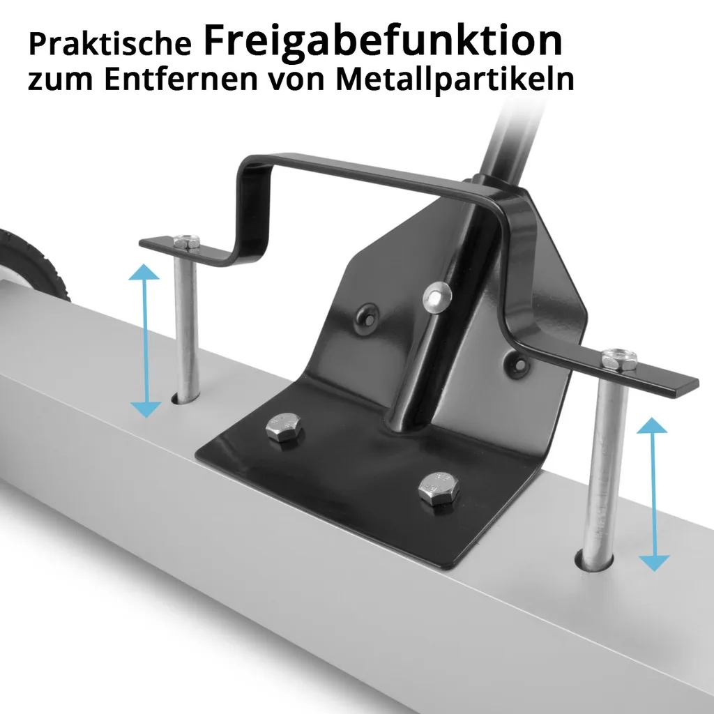 STAHLWERK Magnet-Bodenkehrer MBK-24 ST Magnetbesen / Spänesammler / Magnetische Kehrmaschine 610 Mm 3 STAHLWERK Magnet-Bodenkehrer MBK-24 ST Magnetbesen / Spänesammler / Magnetische Kehrmaschine 610 Mm – Bild 3