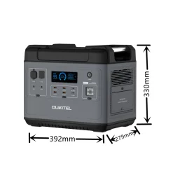 OUKITEL P2001E 2000W (4000W Peak) Stromerzeuger Power Station 2000Wh Solargenerator 625000mAh Mobiler Stromspeicher Power Station, Sicheres LiFePO4-Batterie PD100W QC3.0 Solar Generator Für Notstrom Camping Wohnmobile Zu Hause -Garten- & Gewächshäuser Geschäft 56c7cec42bf0ad9ac59e7a367bda089b
