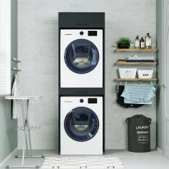 Roomartstore.de Roomart - Waschmaschinenschrank Für Trockner & Waschmaschine - Mit Ausziehbrett - Weiß - Schwarz Eiche: Weiß / + Ohne Klappschrank 45 Roomartstore.de Roomart - Waschmaschinenschrank Für Trockner & Waschmaschine - Mit Ausziehbrett - Weiß - Schwarz Eiche: Weiß / + Ohne Klappschrank -Garten- & Gewächshäuser Geschäft 57006a646434072c882c7ba25f865c52