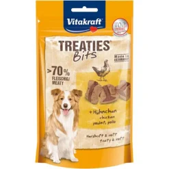 Vitakraft Hundesnack Treaties Bits Hühnchen - 120g -Garten- & Gewächshäuser Geschäft 573063859b5aa6928185ed734aad5dc1