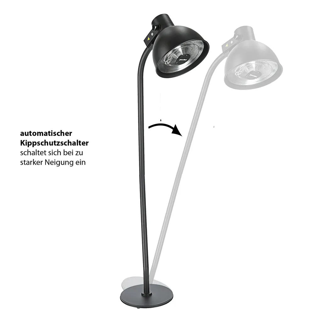 CEPEWA PATIO Terrassenheizstrahler 2000W 3 Heizstufen 40 X 230 Cm 12 CEPEWA PATIO Terrassenheizstrahler 2000W 3 Heizstufen 40 X 230 Cm – Bild 12