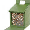 Wildlife Eichhörnchen-Futterautomat Holz Grün, Holz, 100%