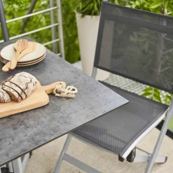 Siena Garden Tesoro Gartenstuhl, Klappbar, Silber -Garten- & Gewächshäuser Geschäft 5787397bc6c2341e1d6590053e21487e