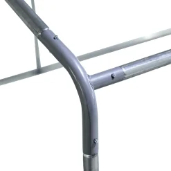 PawHut Hühnerstall Freilaufgehege XXL Outdoor Geflügelstall Mit Schatten Dach Schloss Freigehege Für 12-18 Hühner Ente Kaninchen Stahl 3 X 6 X 2 M -Garten- & Gewächshäuser Geschäft 57bc57434bb20f86326ff57afaa3c8da