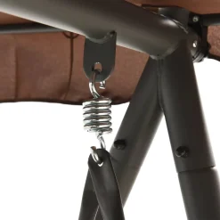 VidaXL Hollywoodschaukel Mit Bettfunktion Und Dach Kaffeebraun -Garten- & Gewächshäuser Geschäft 57f7da9eba2b4d3896246491581d4717