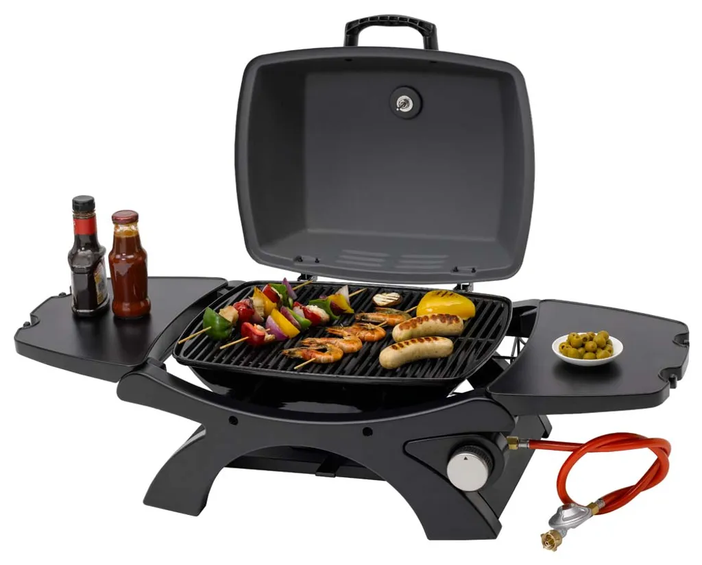 TEPRO Tisch-Gasgrill "Abington", 1-Brenner Mit Seitenablagen-anthrazit/schwarz-3142N 25 TEPRO Tisch-Gasgrill "Abington", 1-Brenner Mit Seitenablagen-anthrazit/schwarz-3142N – Bild 25