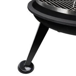 Druline Ø 60 Cm Schwenkgrill Aus Edelstahl - Feuerschale Mit Galgen Aufhängung Feuerkorb - Seilzug Mit Kurbel - BBQ Grill Rost Dreibein Feuer Schale Rundgrill Holzkohlegrill Standgrill Grillwagen, Schwarz -Garten- & Gewächshäuser Geschäft 585aae64b37de85b9d0dfb6398efd905