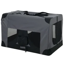 Pro-Tec [pro.tec] Hundetransportbox (grau - Faltbar) Gr. XXL -Garten- & Gewächshäuser Geschäft 587660329015013380a1b8e6a420e00b