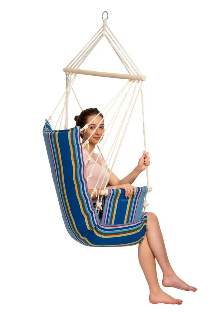 Amazonas Palau Ocean Hängestuhl Mit Rückenlehne Blau Hängestuhl 1 Amazonas Palau Ocean Hängestuhl Mit Rückenlehne Blau Hängestuhl