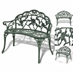 Bench Gartenbank Eisenbank Für 2 Personen Aluguss -Garten- & Gewächshäuser Geschäft 589218e2f11504c48cb1cc8a2a172624