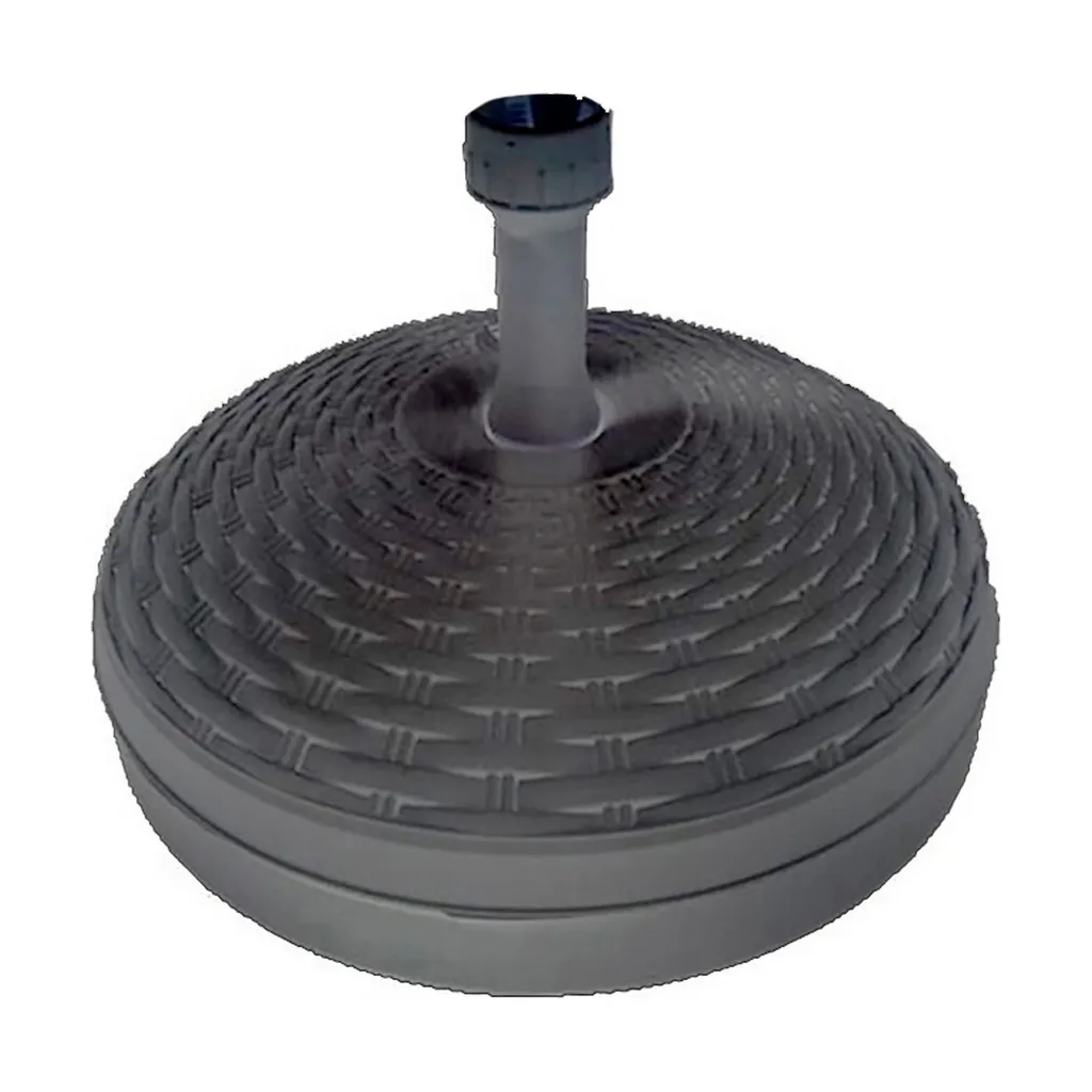 Gerimport Modernes Sonnenschirmuntergestell 45x45x29cm - Füllung - 20 Liter - Schwarz - Sommer - Sonne - Sonnenschirm - Rattan 3 Gerimport Modernes Sonnenschirmuntergestell 45x45x29cm - Füllung - 20 Liter - Schwarz - Sommer - Sonne - Sonnenschirm - Rattan – Bild 3