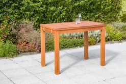 Merxx Gartentisch Trockentisch Eukalyptus Natur 60 Cm X 100 Cm X 75 Cm