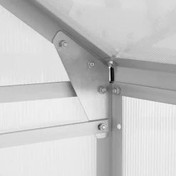 Tectake Anlehngewächshaus Aus Aluminium Ohne Fundament 192x128x202cm - Transparent -Garten- & Gewächshäuser Geschäft 58a2fb894c89abf3851ac1ffca084881