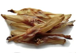 Kaureks Natur Hundeleckerlies Kaninchenohren 2x500g Ohne Fell Hasenohren, Fettarm, Kauartikel, Kausnack