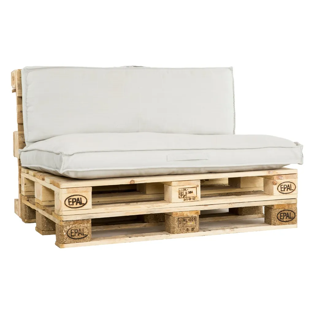 Unique Living Unique Palletkussen Luanda Kiezel Beige - 120 X 80 Cm 1 Unique Living Unique Palletkussen Luanda Kiezel Beige - 120 X 80 Cm